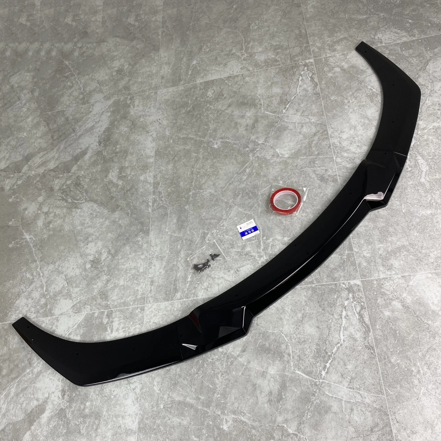 3Pcs 광택 블랙 CS 스타일 앞 범퍼 립 스플리터 BMW 6 시리즈 F06 F12 F13 640i 650i 640d M 스포츠 2012-2018 튜닝 바디 키트 썸네일 5