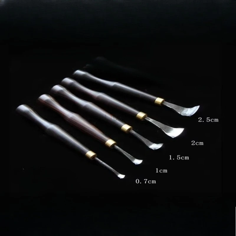 งานไม้ DIY ช้อนขุดมีดแกะสลักความแม่นยําพิเศษมีดโค้งช่างฝีมือมืออาชีพต้นไม้-รากแกะสลักเครื่องมือ