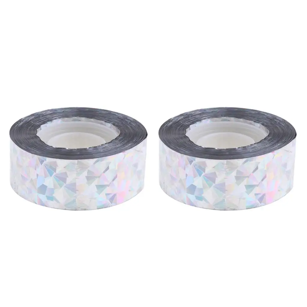 

2 Pieces Bird Deterrent Tape Pigeon Scare Repeller Tape 70m Flashing