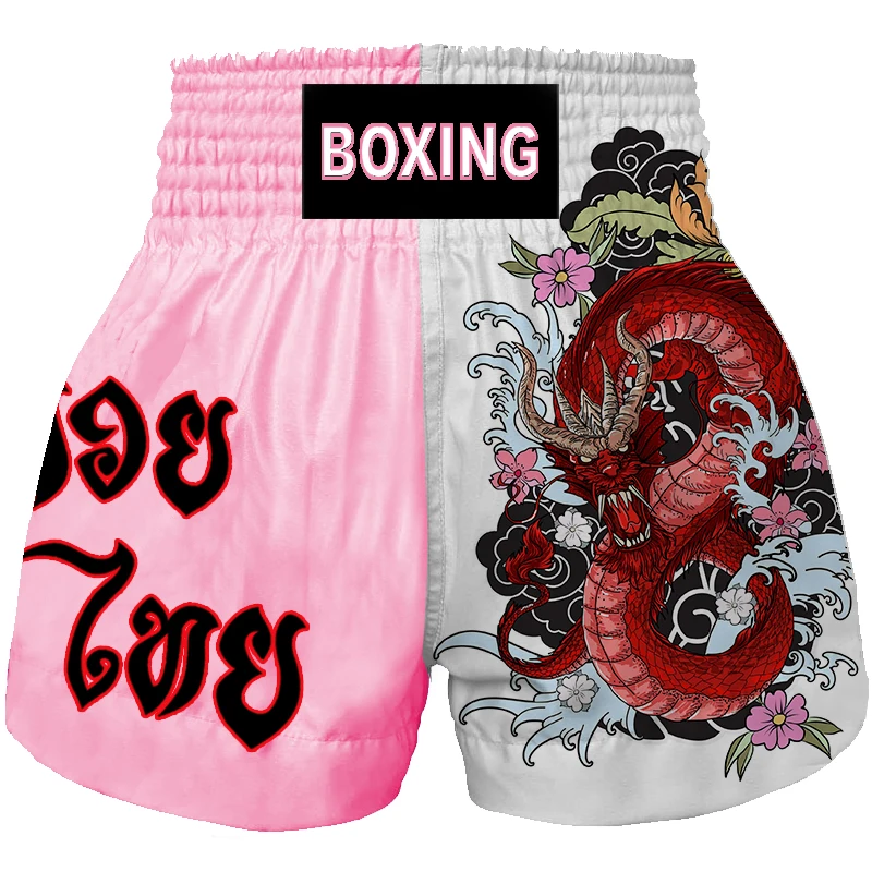 Men\'s and women Boxing Pants MMA Fighting Muay Thai Shorts Boxeo Boxer Training Sports High Quality Kick Boxing Fitness Athletic