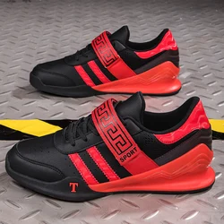 Big Size 38-46 Men Powerlifting Shoes New Style Squat Weightlifting Shoes Balance Hard Pull Shoes Men Indoor Fitness Sneakers