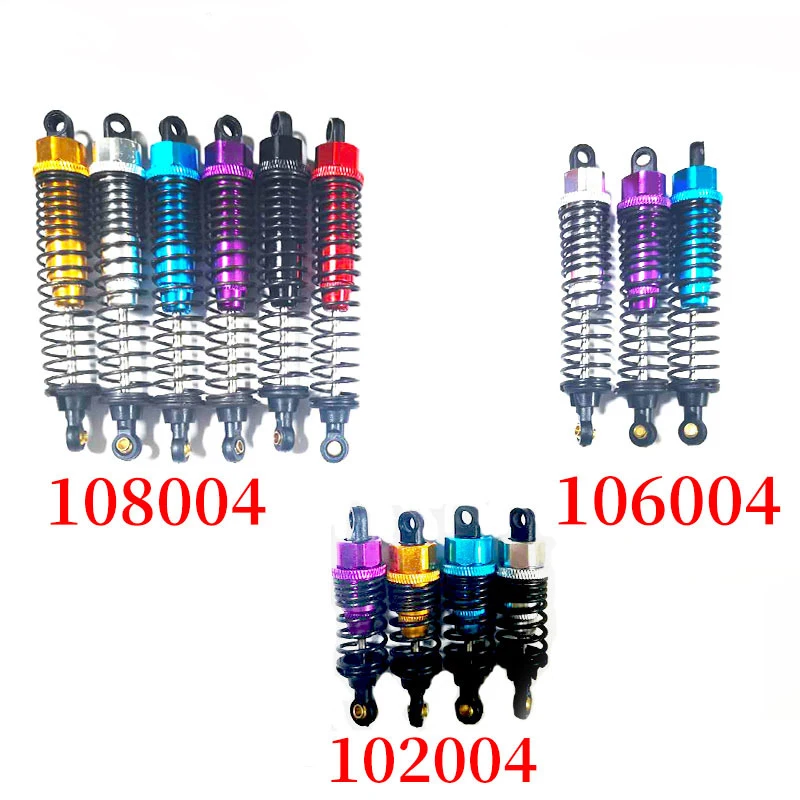 

Unlimited 94188 966 922 Remote Control Model Car Off-Road Vehicle Accessories Full Metal Shock Absorber 102004 108004 Car Model