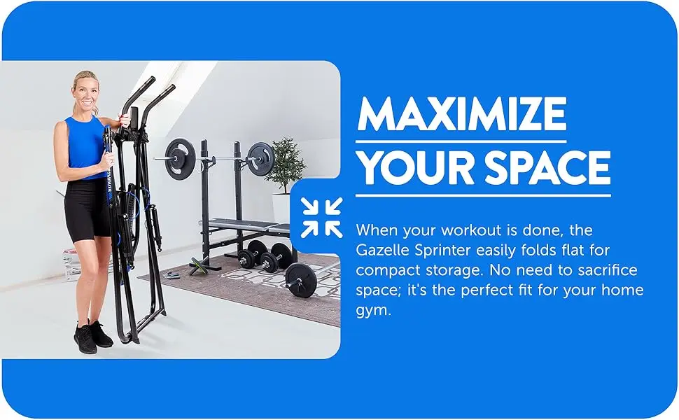 10-in-1 Compact Exercise Machine, 300lb Weight Capacity, Patented Dual Pivot, Fitness Computer
