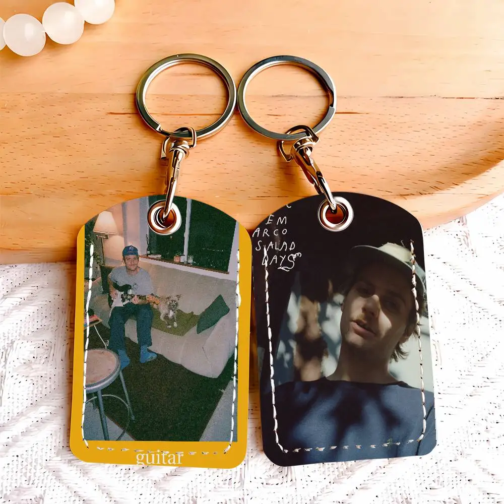 حامل بطاقة Singer Mac Demarco مع سلسلة مفاتيح للحماية التنفيذية لحقيبة حافلة مترو الأنفاق الائتمانية