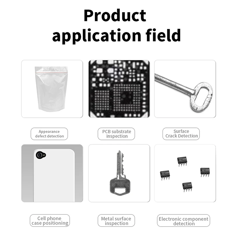 50mm LED Strip Light Source - Emitting Surface for Machine Vision Industrial Detection