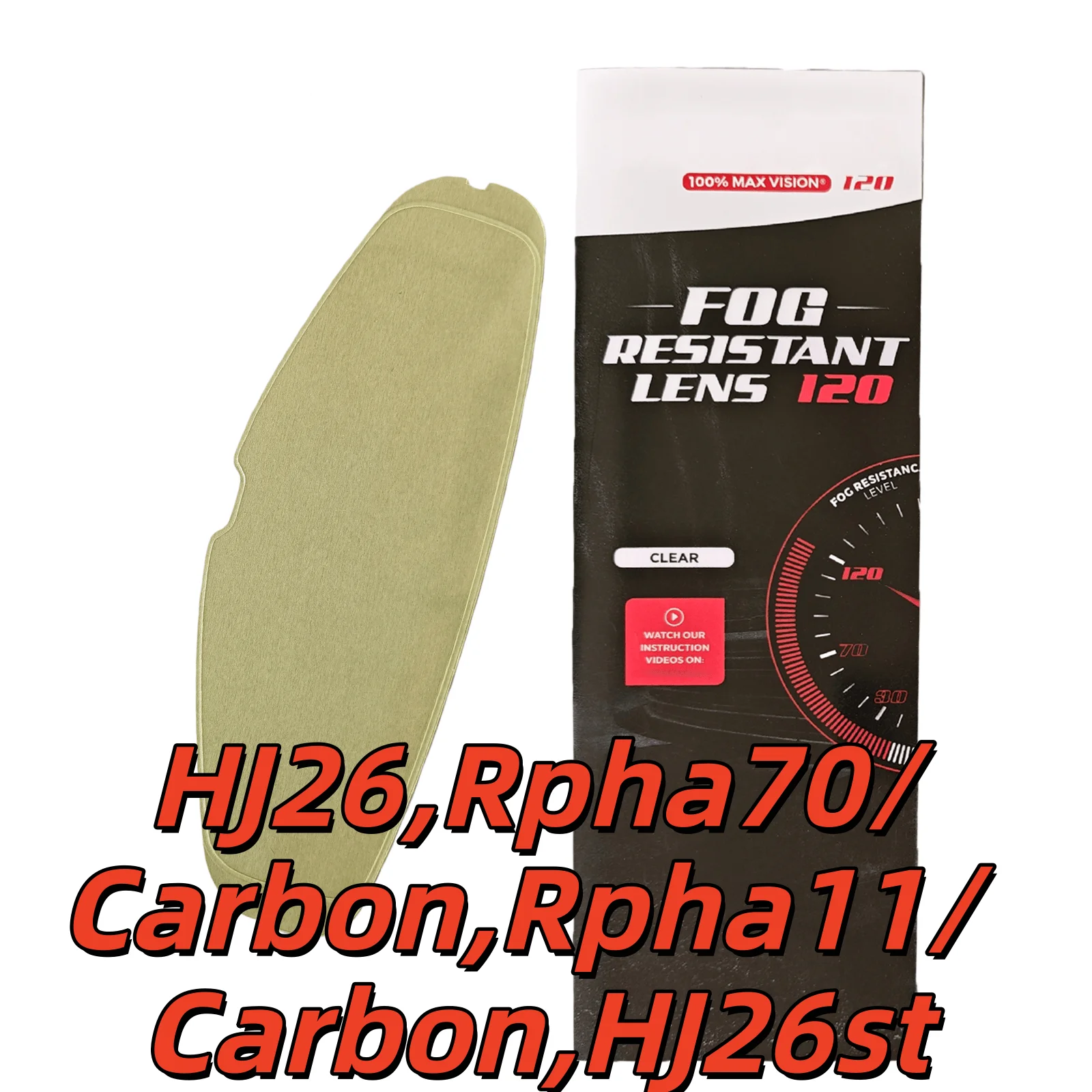 HJ26 Anti Fog Film for HJC Rpha70,Rpha70 Carbon,Rpha11,Rpha11 Carbon,HJ26st,HJ26 Motorcycle Helmet Visor Anti Fog Insert