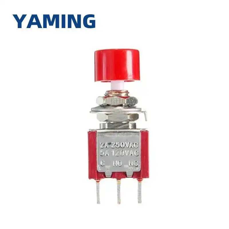 Interruttore a levetta momentaneo/reset 3/6 pin Pulsante On/off Led Rocker 2A 250V Ac/5a 120V
