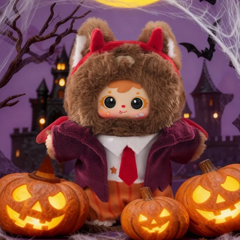 الأصلي في المخزون صموئيل ثلاثة ليتل فروي هالوين كرنفال سلسلة الفينيل الشكل قلادة صندوق أعمى هالوين لعبة مزخرفة هدية