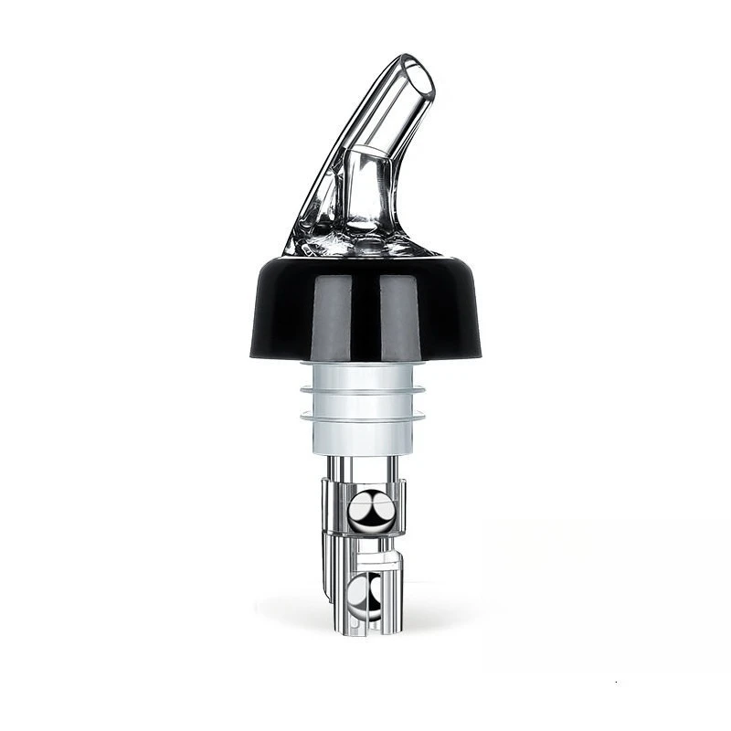 For Bar Bartending Measured Pour Spout Acrylic Plastic Bottle Stopper Steel Ball Liquor Dispenser 30ml 45ml