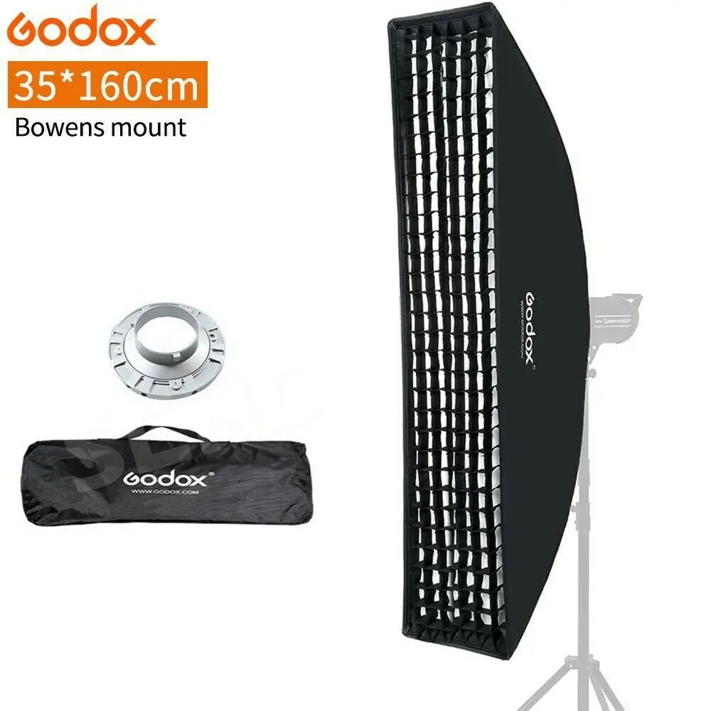 

Godox SB-FW 35*160cm Grid Honeycomb Softbox Bowens Mount for Studio Strobe Flash Light