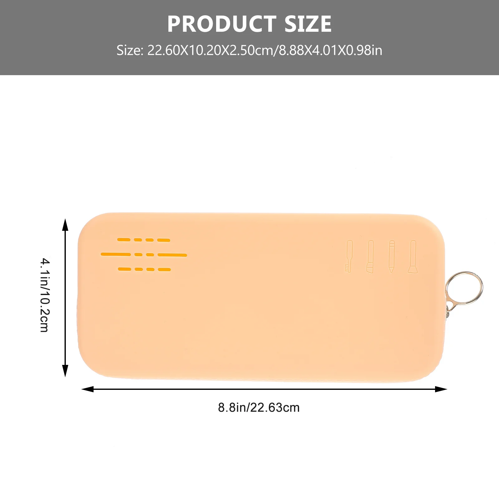 Estojo Compacto para Pincéis de Maquiagem com Zíper, Organizador Portátil para Brilho Labial, Chaves e Moedas, Presente Ideal para Ela