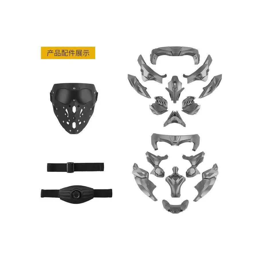 الامتزاز المغناطيسي التكتيكي لكامل الوجه قناع واقٍ تصوير الأفلام والتلفزيون، أداء تزيين المسرح #3