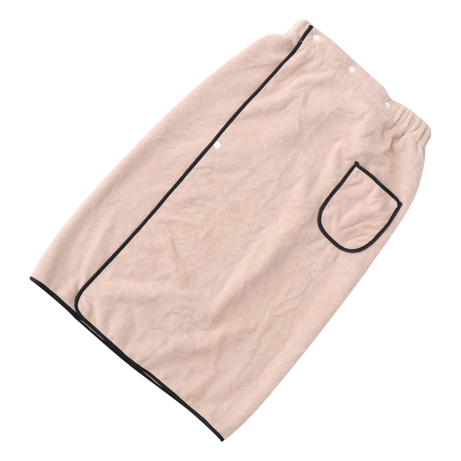 

1pc Men Bathrobe Gym Coral Fleece Skirt Absorption Spa Men Bath Towel Sauna Household Bath Towel Travel Household