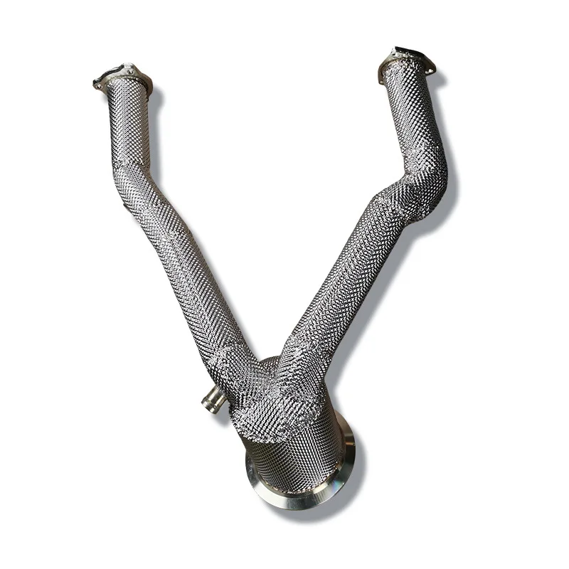 Producent zapewniający rury wydechowe ze stali nierdzewnej, odpowiednie do modyfikacji z mechaniczną regulacją ciśnienia, do sześciocylindrowych silników Audi A5, S5, A6, A7.