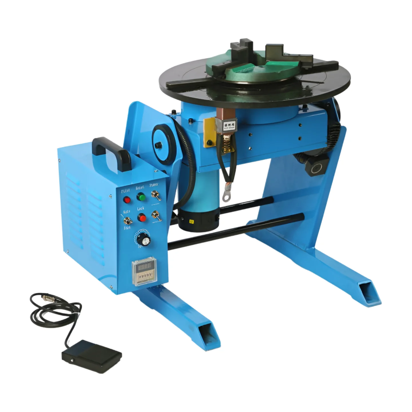 

HD-100 Circle Pipe Workpiece 100kg Welding Positioner Turntable Equipment Welding Rotator Rotary Welding Table with WP300 Chuck