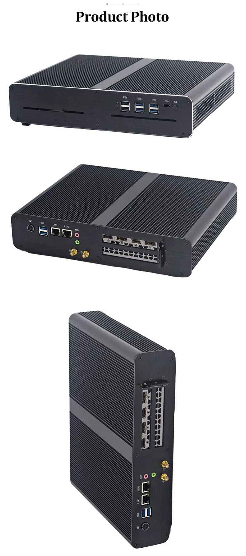 11th Gen Upgraded Version MINI Gaming PC Intel Core I7-11800H RTX 3070 8G RTX3060M 12G RTX4060 8G GPU 2 * DDR4 4 Screen Output