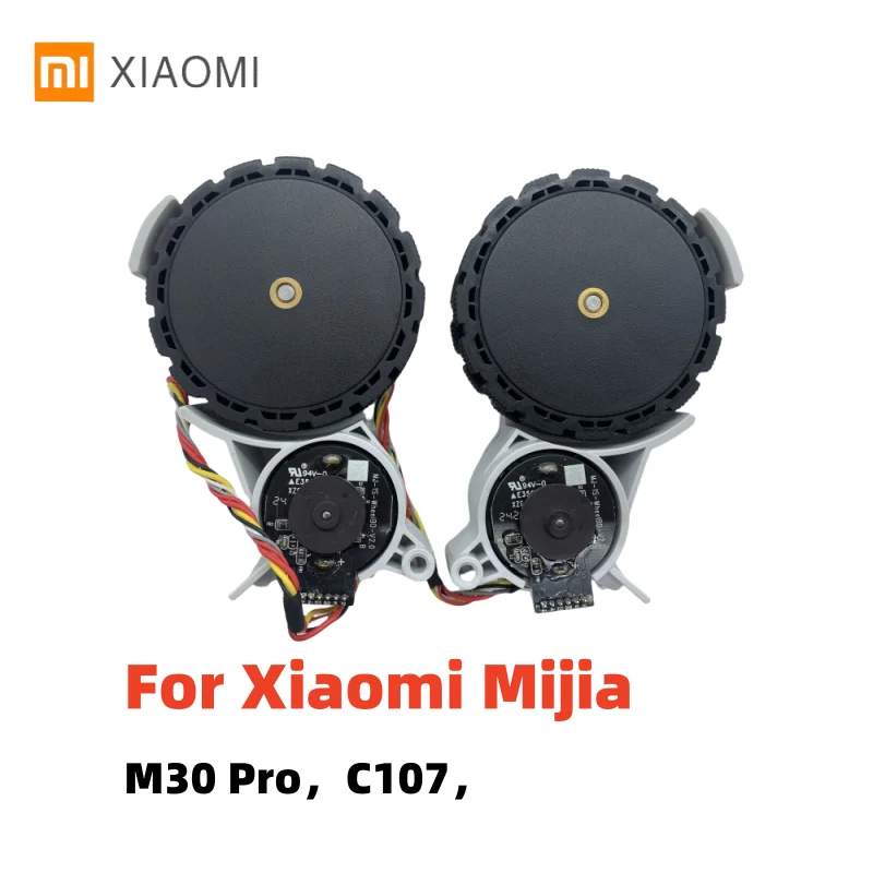 

Original Left and Right Wheel for Xiaomi Mijia M30 Pro，C107， Robot Vacuum Cleaner Spare Parts Traveling Wheels Accessories