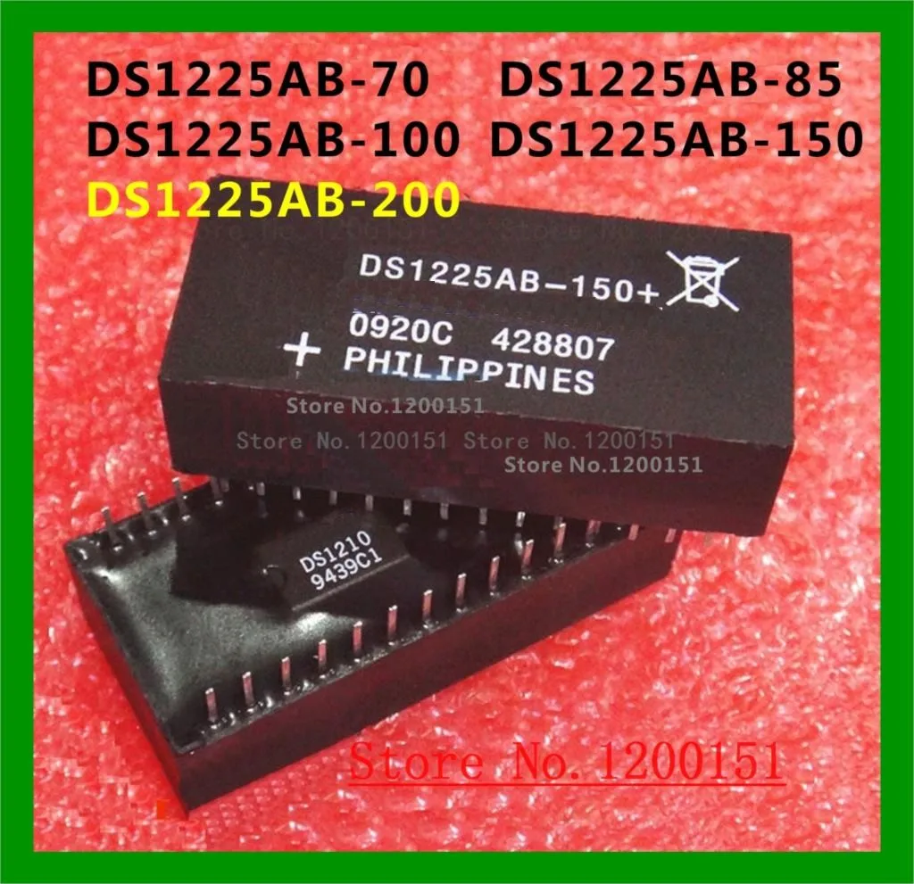 DS1742W DS1742W-100 DS1742W-120 DS1742W-150 DS1225AB DS1225AB-70 DS1225AB-85 DS1225AB-100 DS1225AB-150 DS1225AB-200 DIP-24