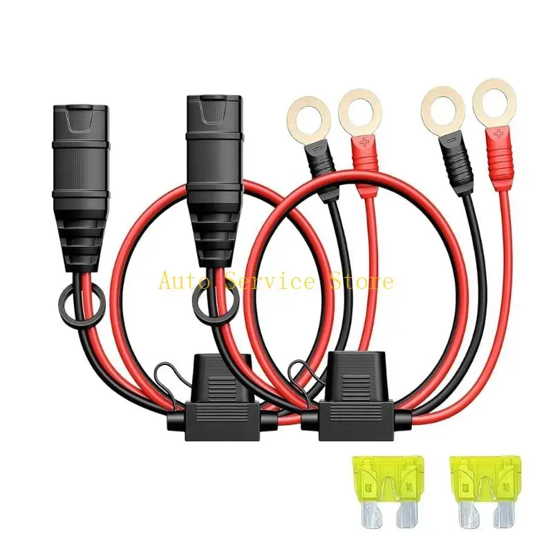 462A High Current 20A Fused Extension Cable Motorcycle Battery for GC008