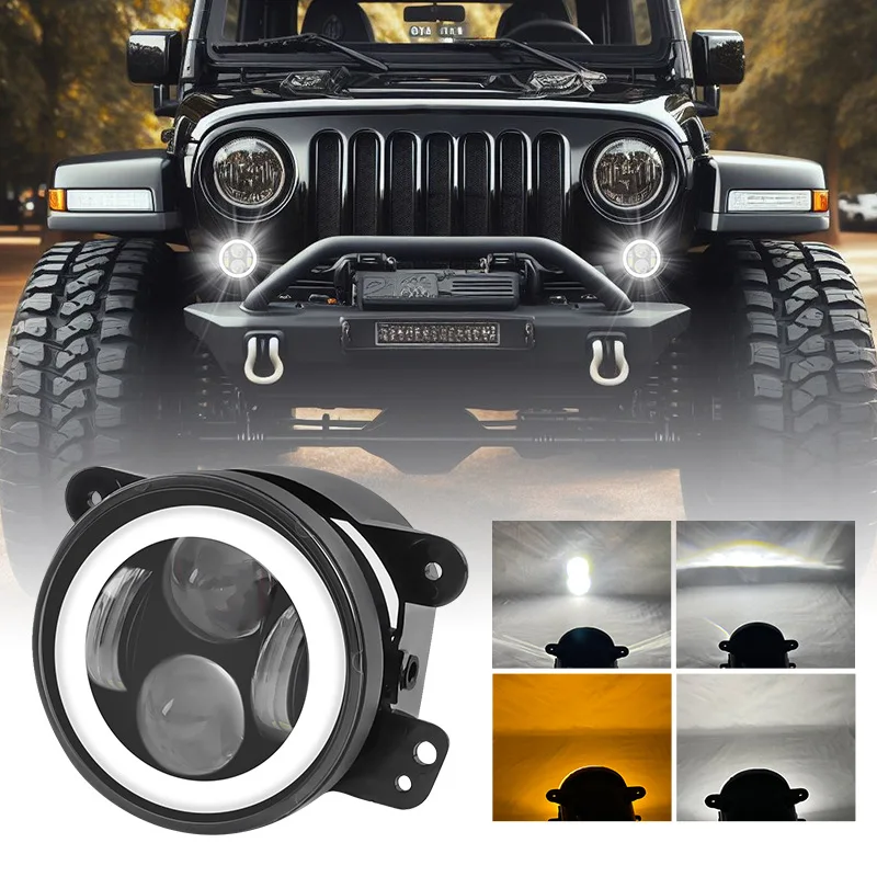 

2 шт., кольцо Halo Eyes Angel Eyes, 12 В, автоматический модифицированный автомобильный светодиодный противотуманный фонарь, лампа для проектора, светодиодный COB Auto DRL для lada off road