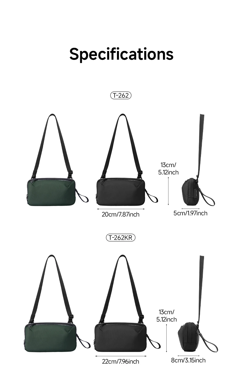 MARK RYDEN Umhängetasche für Mobiltelefone, TechPocket, leichte, wasserabweisende Reisetasche aus Polyester für den täglichen Gebrauch von Männern – Detail 11
