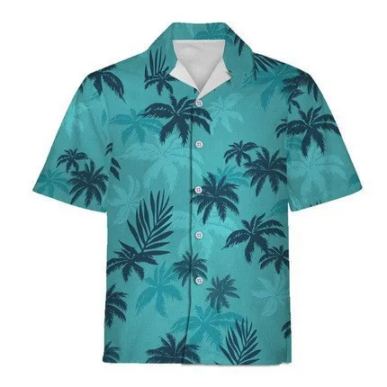 2025 Summer Animal Crane Men Hawaiian Shirt 3d Plant Shirt For Men Flower Print Plus Size Hawaiian Shirts Beach Flower Shirt 5xl