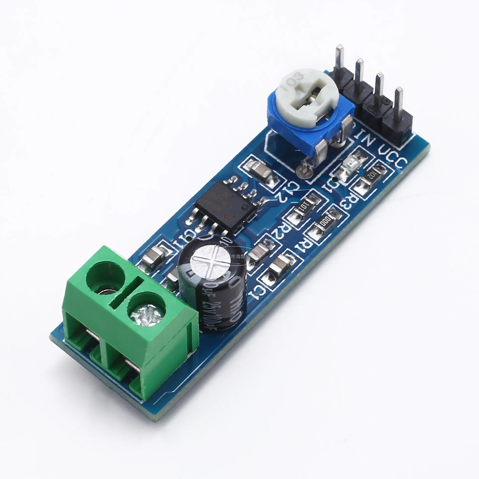 

10Pcs LM386 audio power amplifier module 200 times gain amplifier board mono power amplifier 5V-12V Input