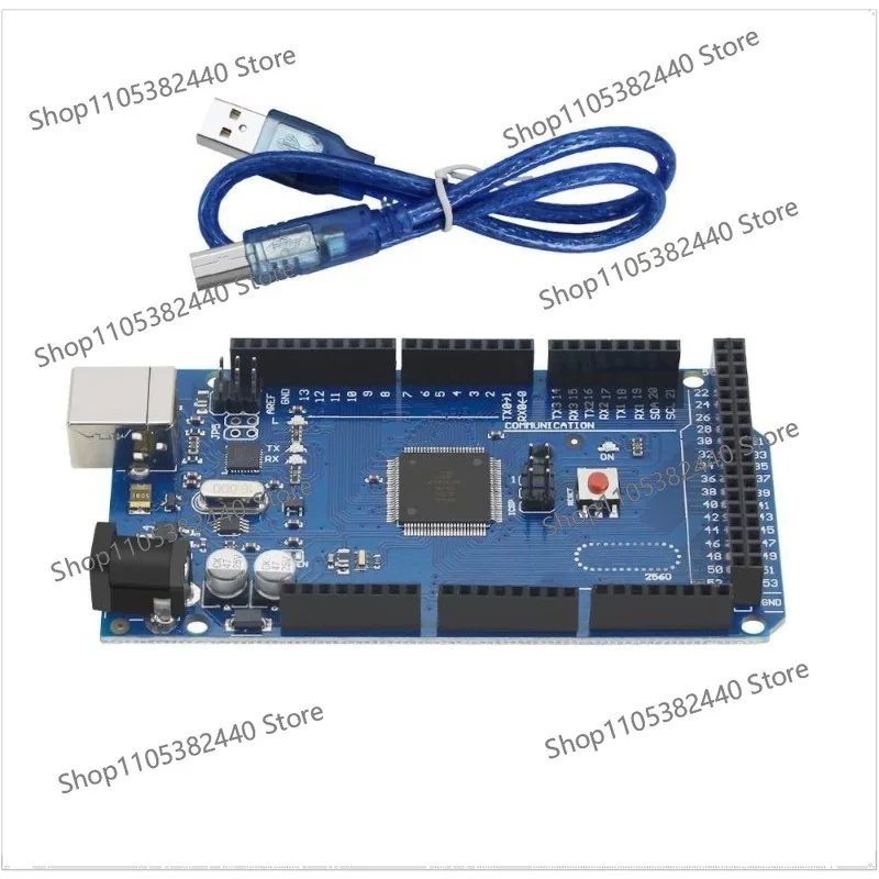 ATmega2560 Microcontroller Development Board with ATMEGA16U2 USB Chip