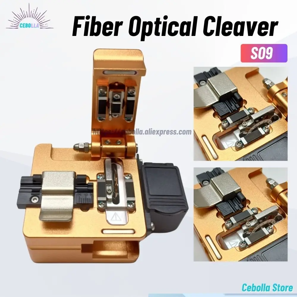 

S09 Fiber Cleaver Оригинальный высокоточный резак для оптического волокна S09 Резак для оптического волокна для сигнала Fire AI-9 AI-8C