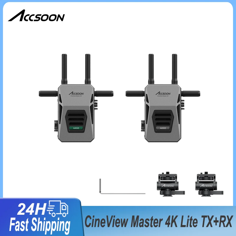 

ACCSOON Master 4K Lite: Беспроводной видеопередатчик и приемник Master 4K60 с поддержкой управления камерой