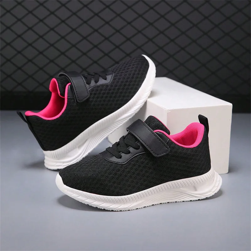 

Boys Sneakers Children Soft-soled Lightweight Breathable Non-slip Sports Running Walking For Girls Tennis Mesh Shoes