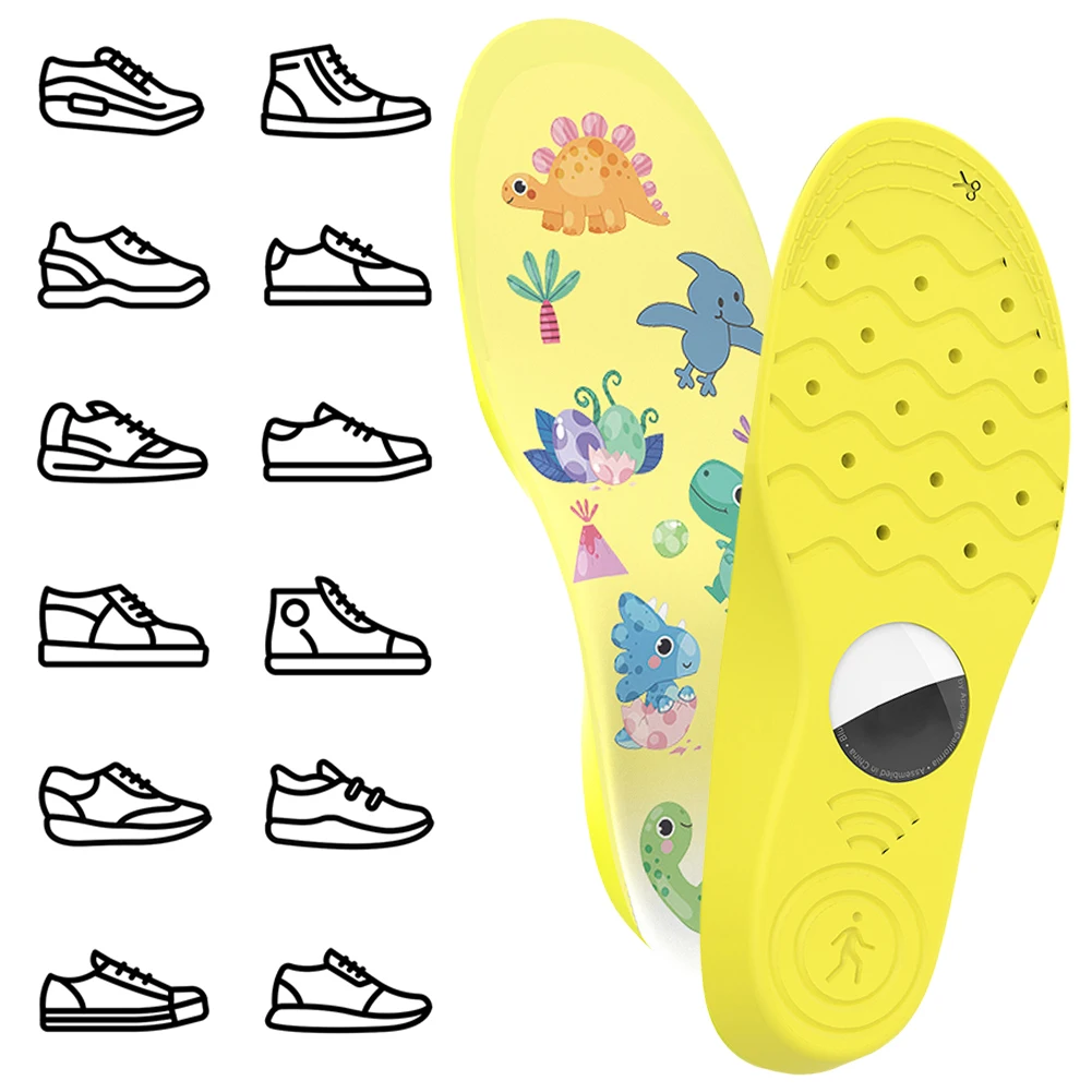 Для устройства слежения Airtag. Удобные надежные вставки для обуви для детей. Функциональные детские стельки для детей и взрослых.