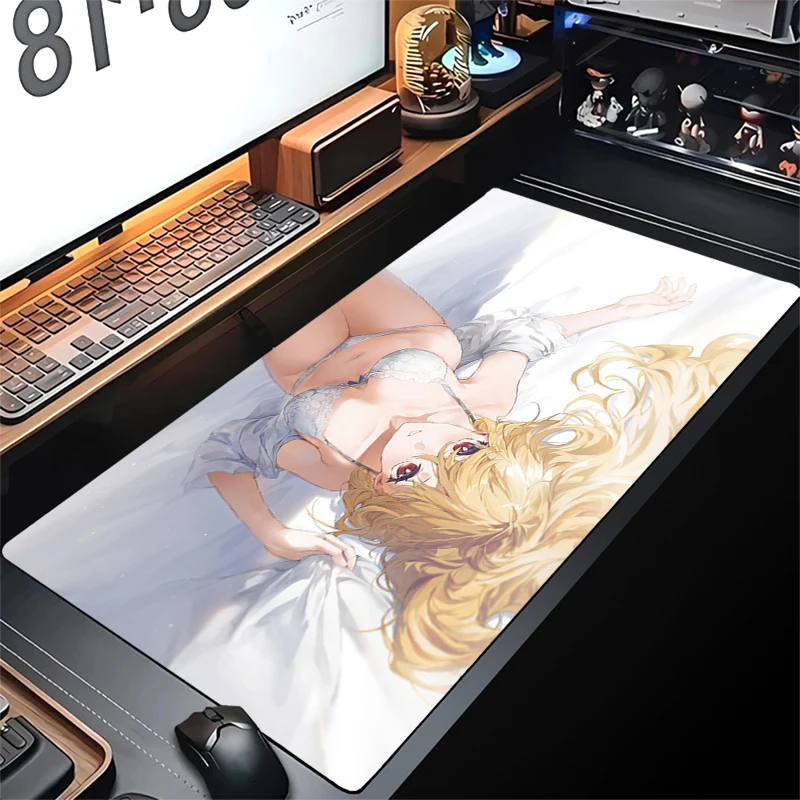 

Hentai Big Boobs Mouse Pad Gamer HD Print Sexy Anime Girl Mousepad Cute Large Gaming Mouse Mat XXL Otaku Desk Mat Laptop Carpet