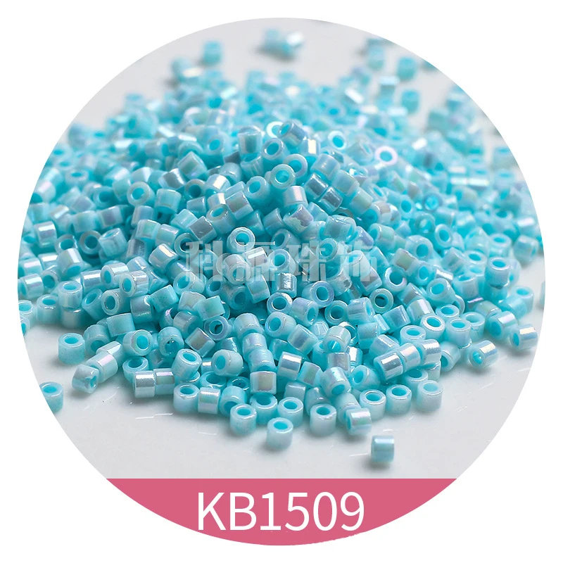 365pcs/5g 2mm Japanese AB Milky Opaque Color Glass Beads 10/0 Uniform Spacer Seed Beads for Needlework Jewelry Making DIY Sewing