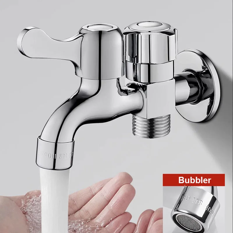 Large Flow Dual Outlet Faucet, G1/2