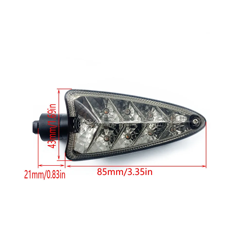 LED Turn Signal Light Indicator For Aprilia RSV 4R Caponord 1200 RS4 125 SXV550 SR Motard 125 Motorcycle Front/Rear Lamp