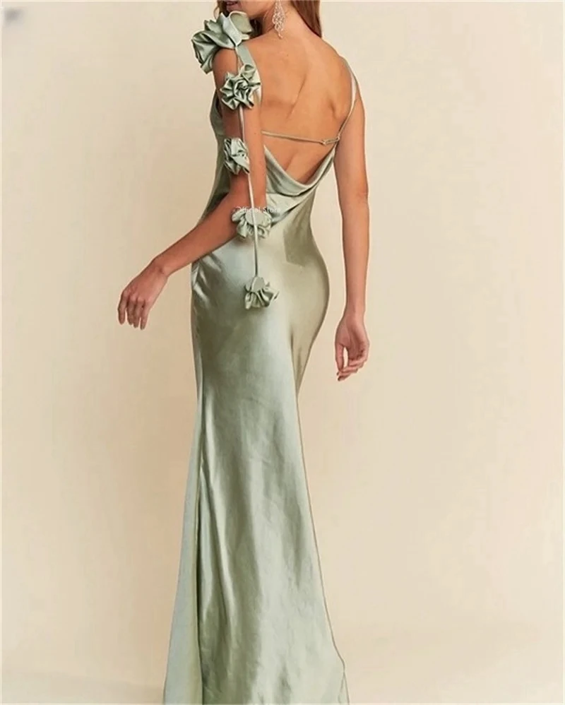 فساتين سهرة عربية سعودية مثيرة حسب الطلب فساتين سهرة فساتين حفلات رسمية للنساء ثلاثية الأبعاد بدون أكمام فستان حفلات