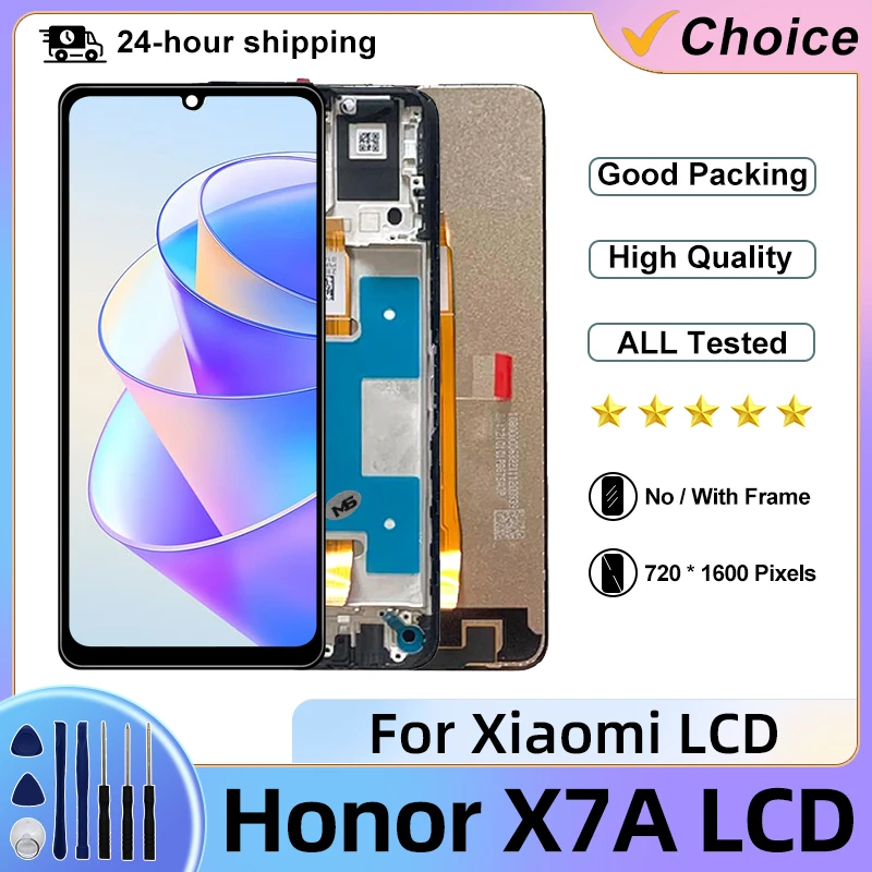 Choice For Huawei Honor X7A LCD Display Digitizer Assembly For Honor X7a RKY-LX1 LX2 Display Touch Screen Replacement Parts