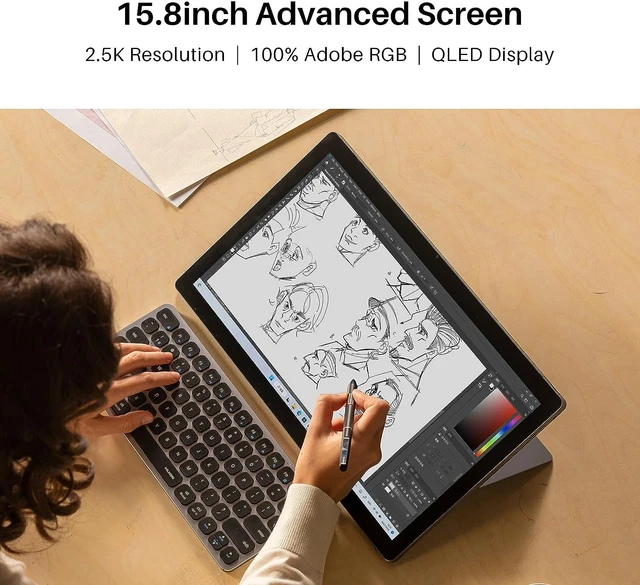 HUION Kamvas Studio 16 Pen Computer, 15.8-inch Standalone Drawing Tablet  with 2.5K QHD Touch Screen, 100% Adobe RGB, Slim Pen PW - AliExpress