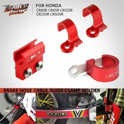 Clips de fijación de soporte de abrazadera guía de Cable de manguera de freno de Motocross para Honda CR80R CR85R CR125R CR250R CR500R CR 80 85 125 250 500 R