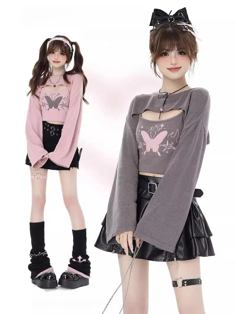 Y2k ثقافة فرعية مثير تي شيرت المرأة سليم صالح Harajuku المحاصيل القمم ريترو 2000s تيز شيك الشارع الشهير القوطية قميص أبلى مجموعة بلوزة #1