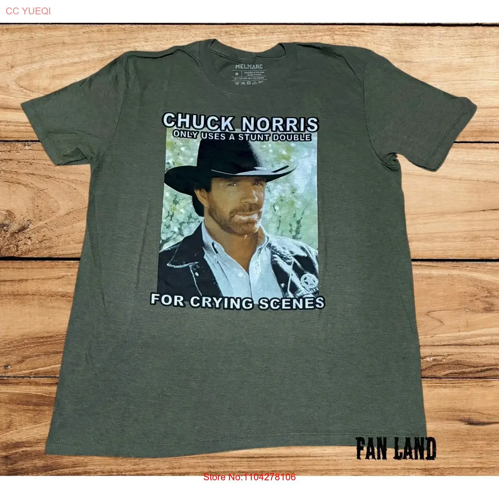 New Chuck Norris Stunt Double For Crying Mens Vintage Classic T Shirt vintage Washed Casual graphic Slightly