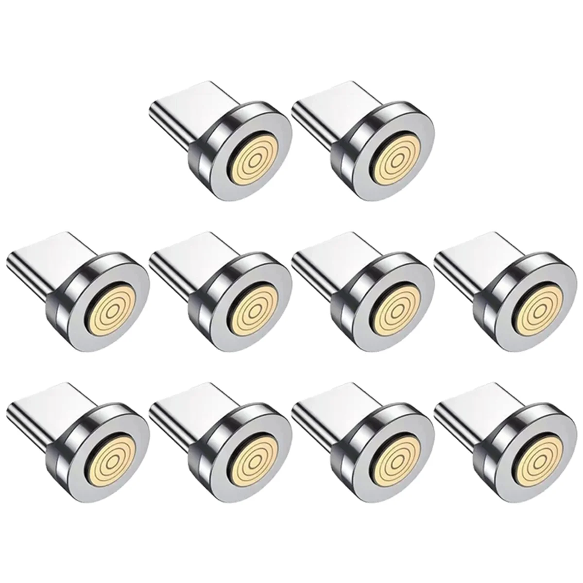 T79C 7Pin Type C Magnetic Plug Tips Fast Charging Cable Adapter for Magnetic Charger 360° Degree Rotation Connector 10PCS