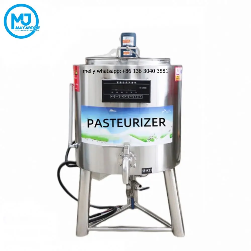 100L small yogurt production line with fermentation milk pasteurizer/ juice pasteurization machine/milk pasteurizer