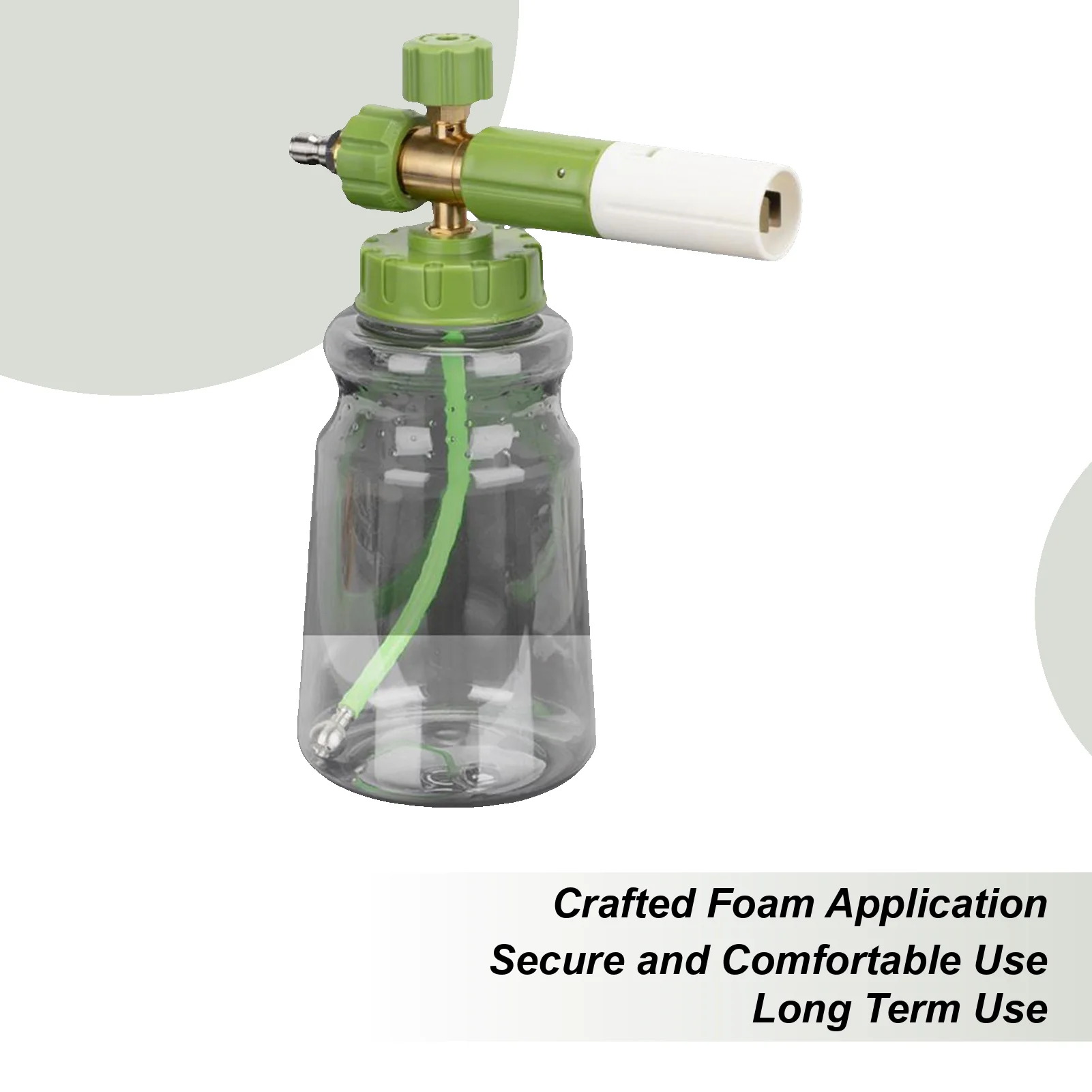 

Автомобильный распылитель пены, мойка высокого давления, наконечник для пены для снега, регулируемая насадка, пенообразователь с быстрым разъемом, насадка для шланга для двора