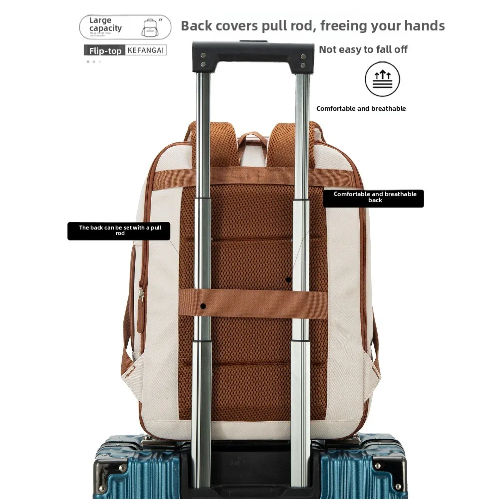 Multi-Layer Travel Backpack Extendable Waterproof Luggage Bagpack Multi-functional Large Capacity Computer Bag Outdoor Travel