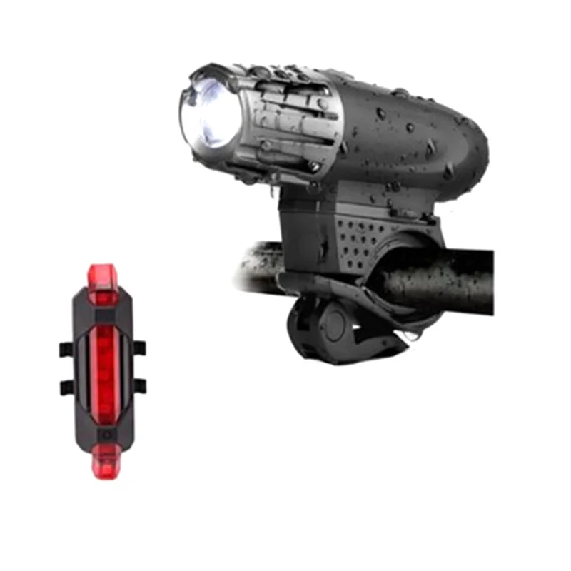 LED Bike Light Super Bright USB Rechargeable Powerful 4 Light Modes Bike Light IPX5