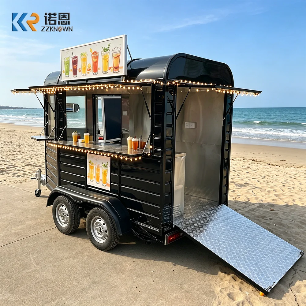 

Concession Food Truck Mobile Coffee Churros Tacos Pizza Truck Street Catering Fast Food Trailer Fully Equipped