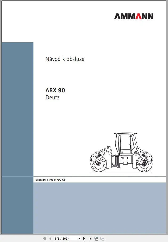 Ammann Light Compaction 2023 Parts & Operation Workshop Manual 4.71 GB PDF