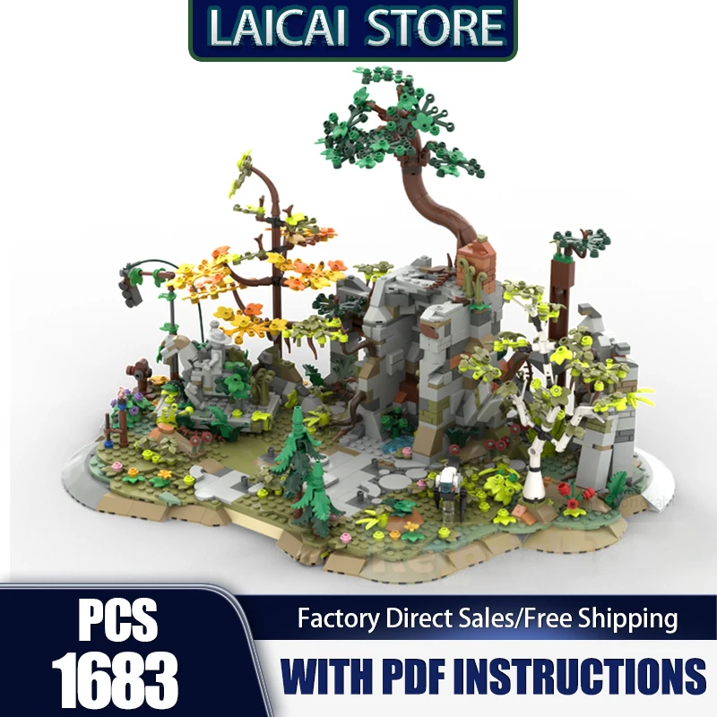 

Moc Building Tallneck Ruin Model Bricks Technology Blocks Construstion Popular Game Model Toy DIY City Street Set Assembly Gifts